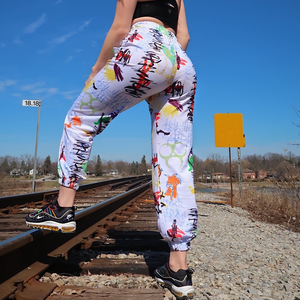 Graffiti sweatpants